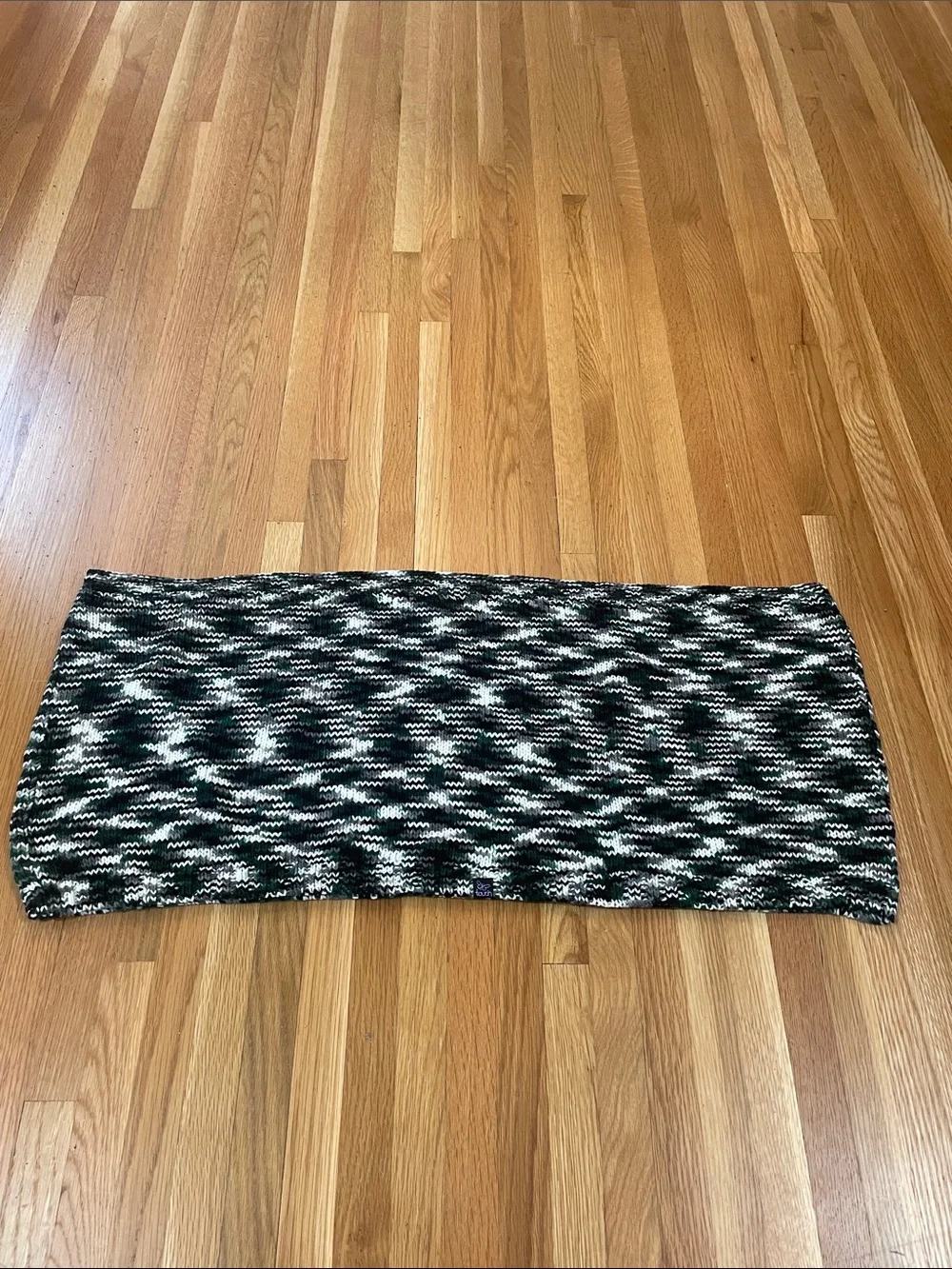 NY Jets Green, Black, and White Knit Cowl Neck Scarf